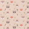 Printed Cotton DOUPADI Linen / Orange